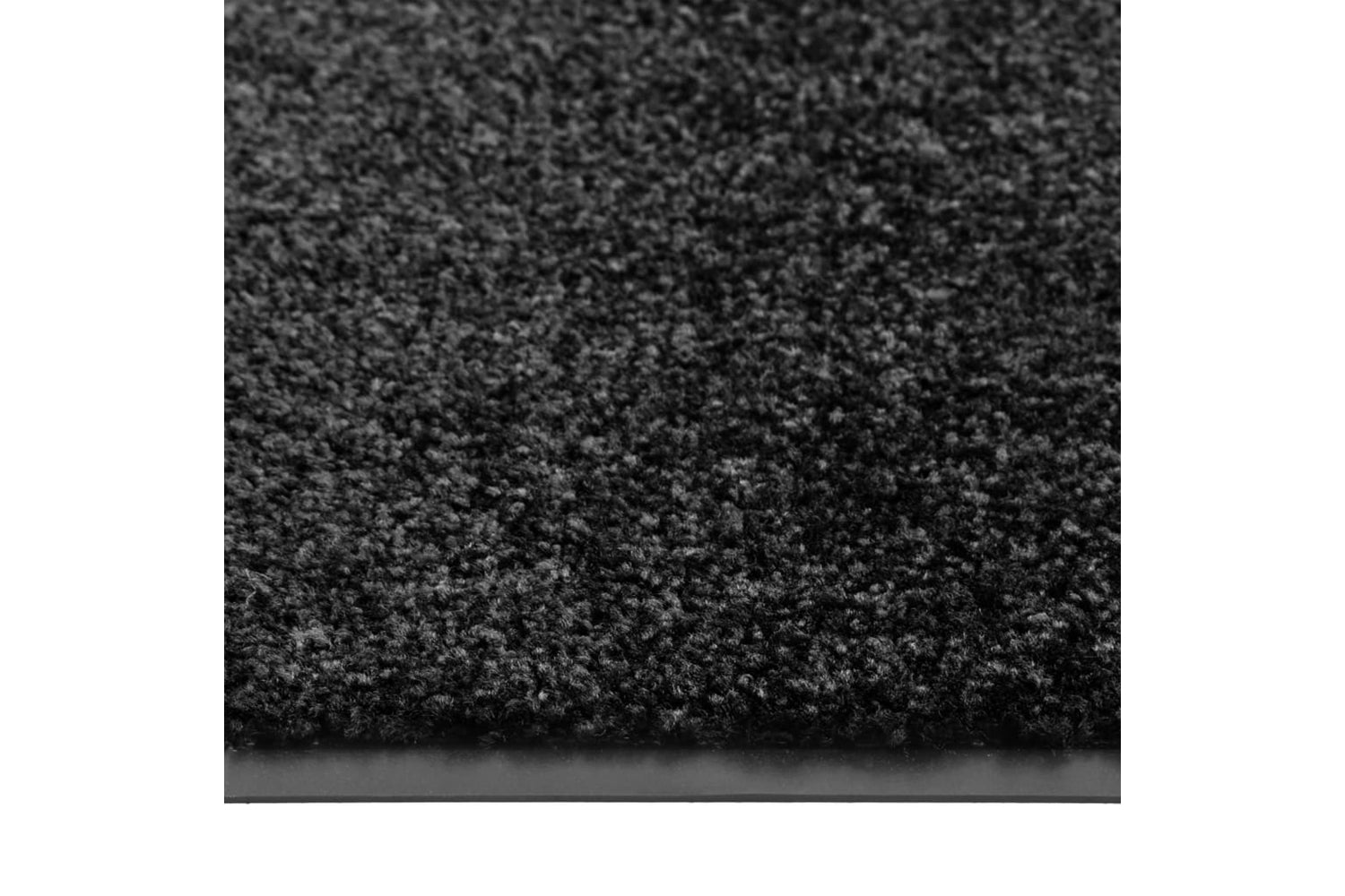 vidaXL 323412 Doormat Washable Black 90x120cm-4