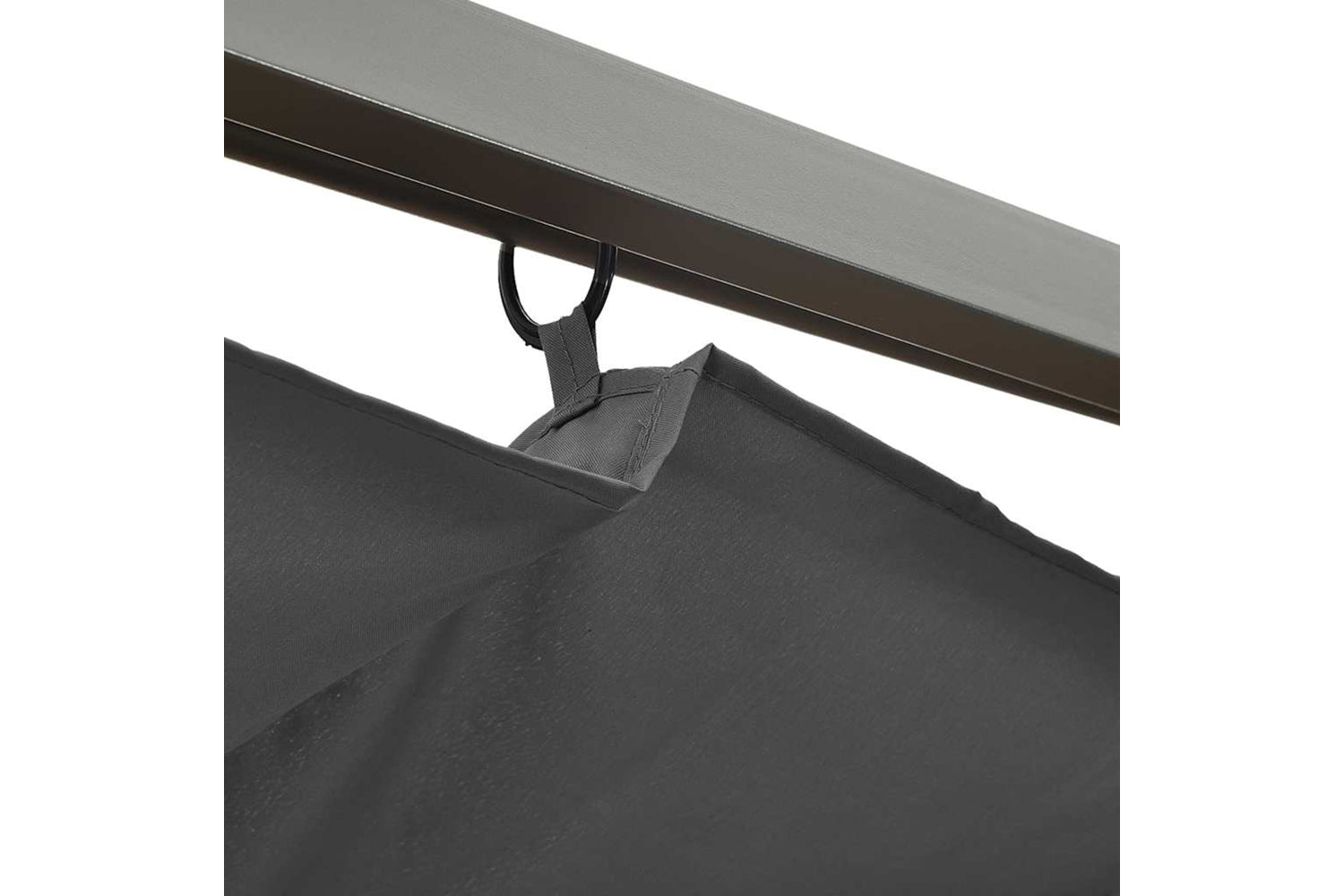 Vidaxl 312226 Pergola With Retractable Roof Anthracite 3x3 M Steel 180 G/mâ²-4