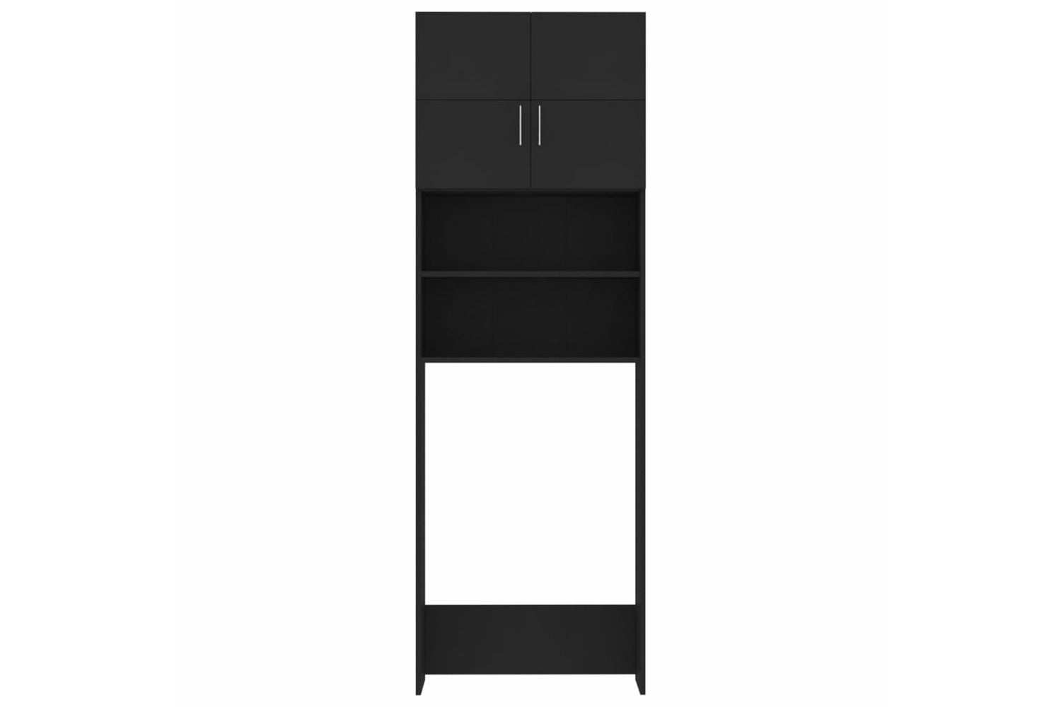 Vidaxl 3055637 Washing Machine Cabinet Set Black Engineered Wood
