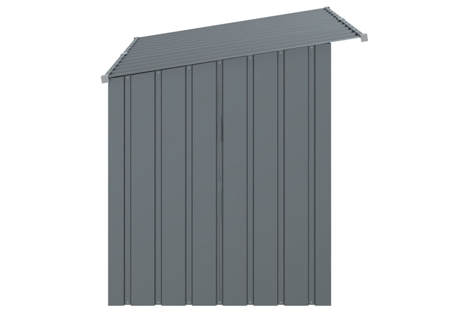 vidaXL 172572 Dog House With Roof Anthracite 153x91x110cm Galvanised Steel-4