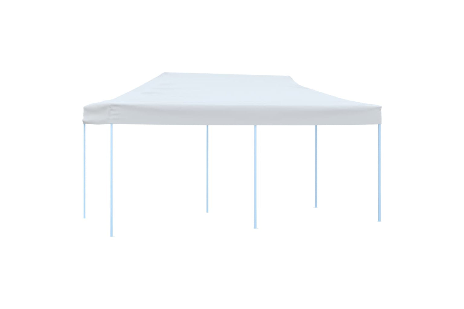 Vidaxl Folding Pop-up Partytent With Sidewalls 3x6 M Steel White-3