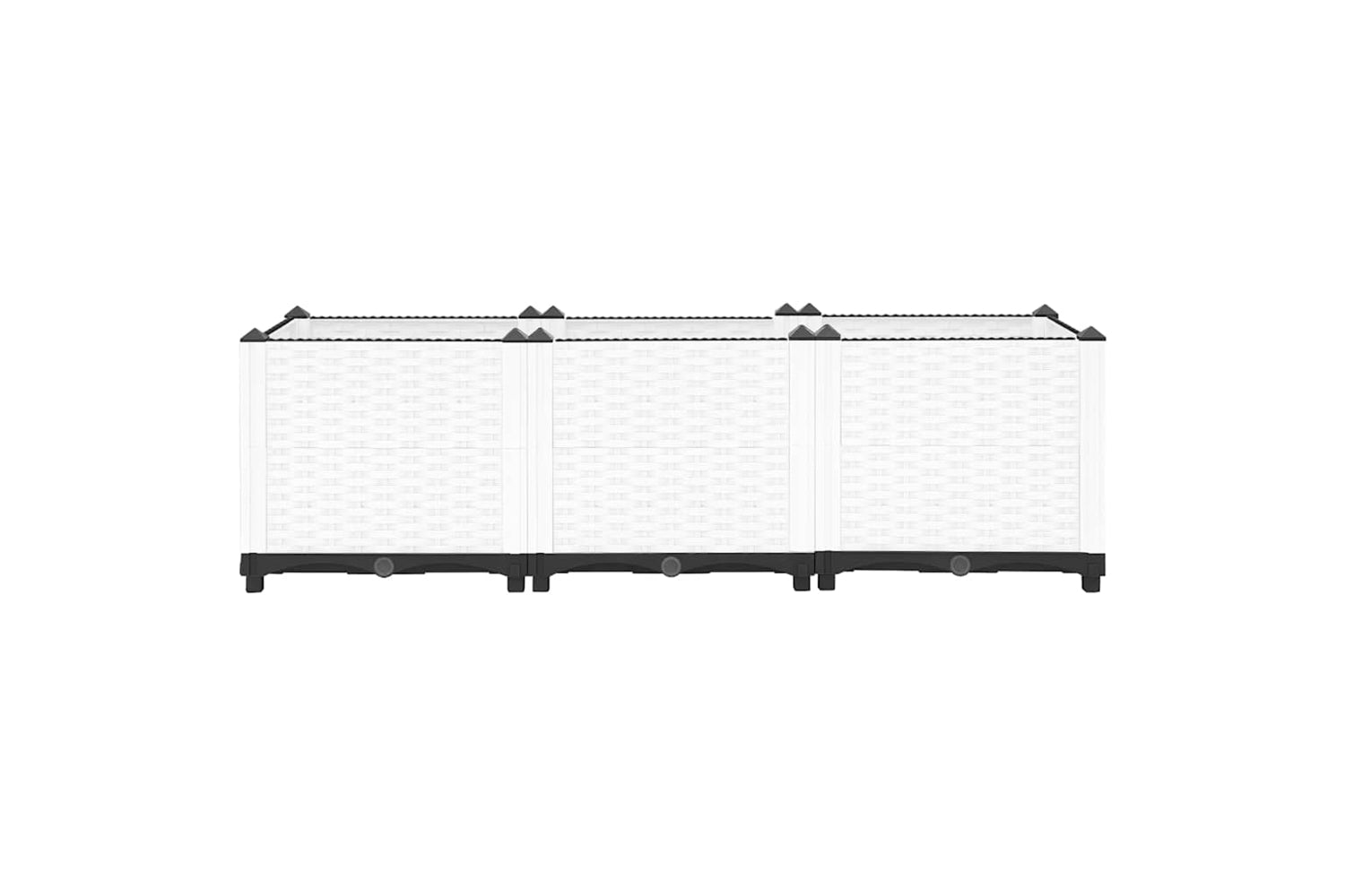 vidaXL Raised Bed 120x40x38cm Polypropylene-4