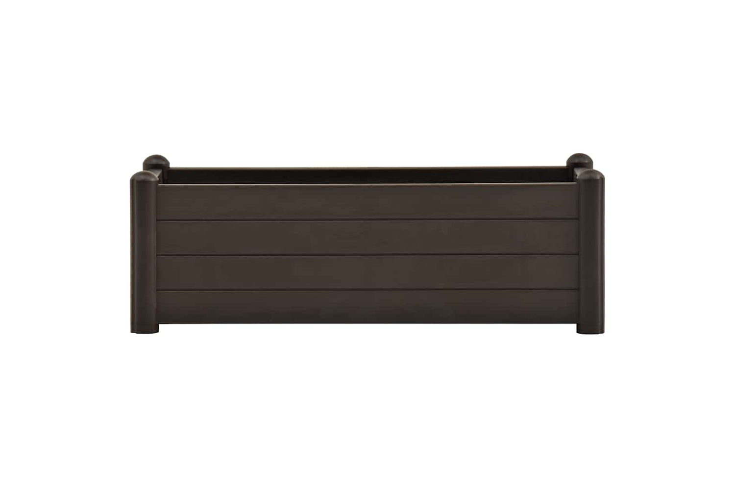 vidaXL 313976 Garden Raised Bed Pp Mocha 100x43x35cm-2