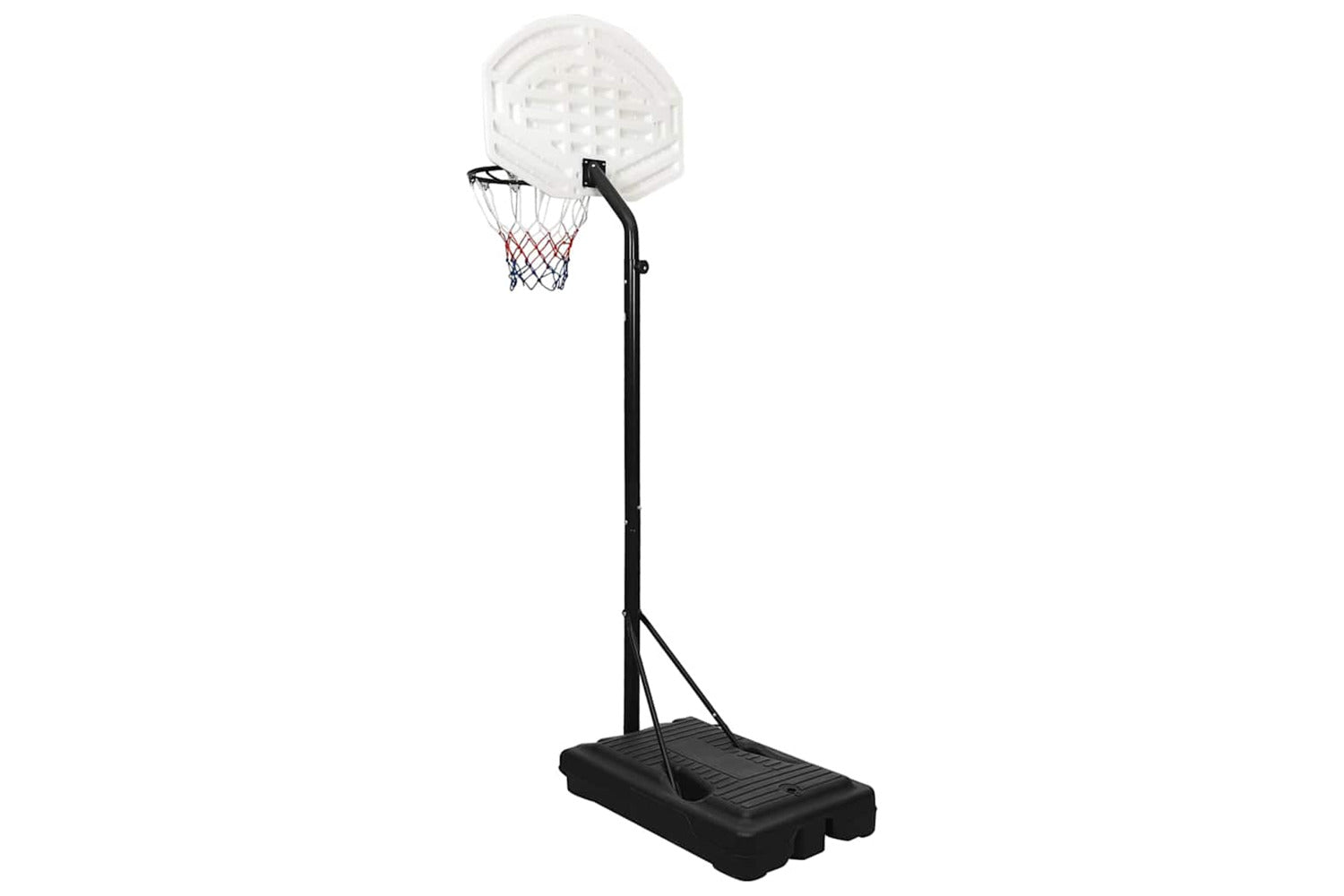 Vidaxl Basketball Stand White 237-307 Cm Polyethene-4