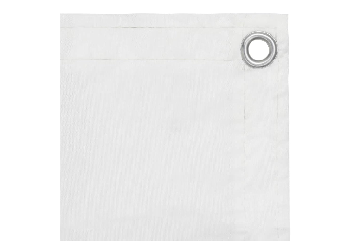 vidaXL 134890 Balcony Screen White 75x500cm Oxford Fabric-2