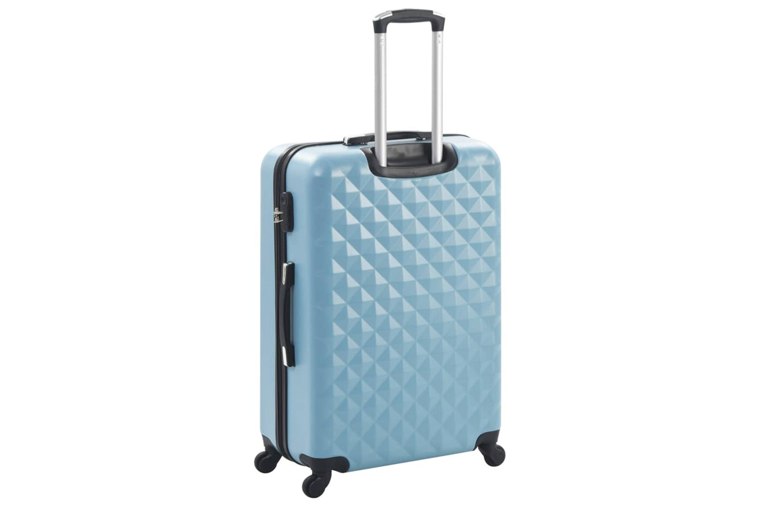 Vidaxl 91889 Hardcase Trolley Set 3 Pcs Blue Abs-4