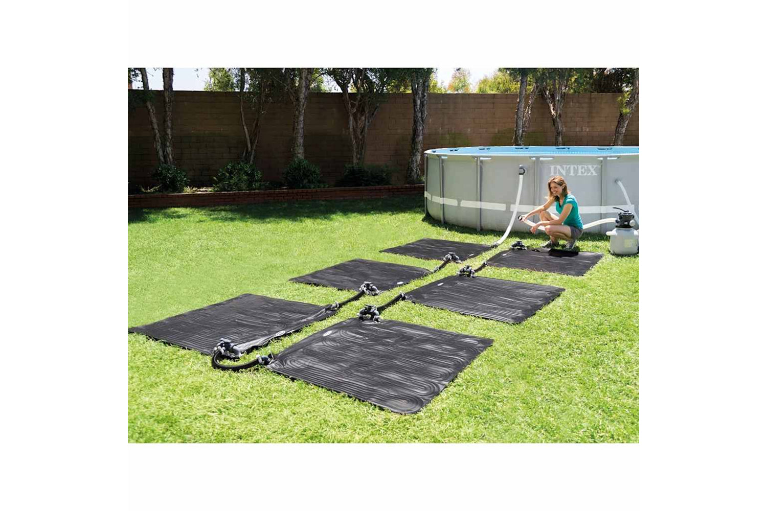 Intex 91056 Intex Solar Heating Mat Pvc 1.2x1.2 M Black 28685-3