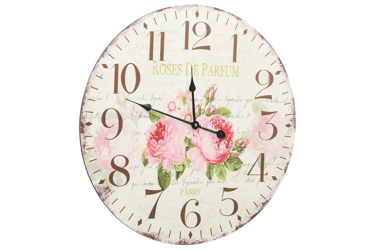 Vidaxl 325177 Vintage Wall Clock Flower 60 cm | Multicolour-2
