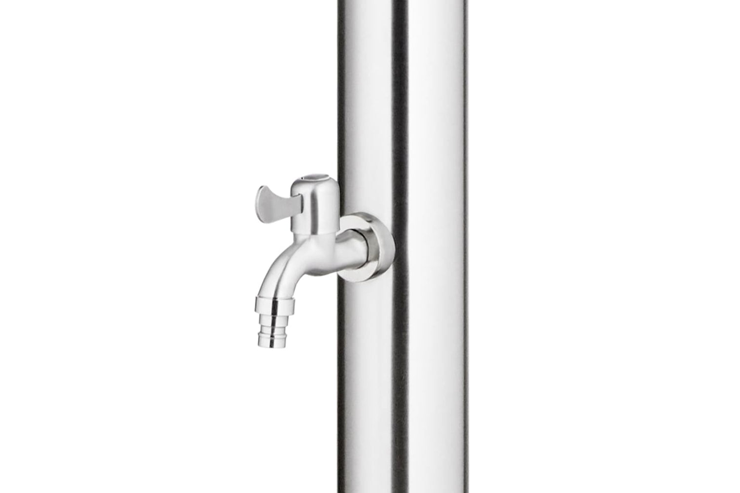 vidaXL 3070793 Garden Shower With Grey Base 220cm Stainless Steel-7