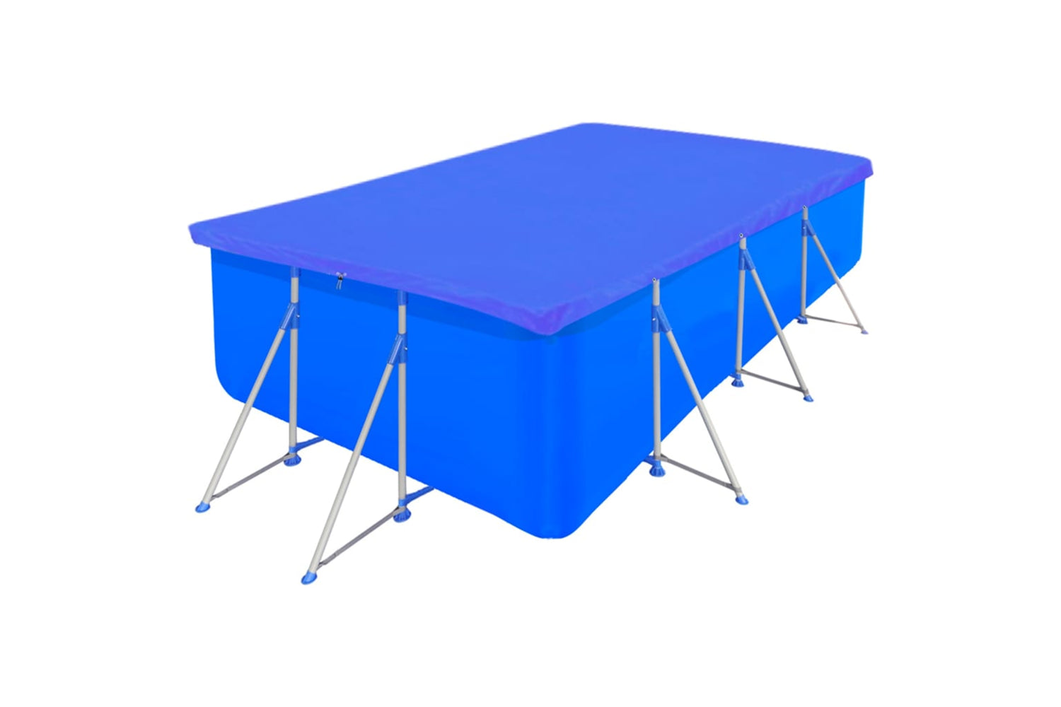 vidaXL 3082805 Pool Covers 2 Pcs Pe Rectangular 90 G/sqm 540x270cm-2