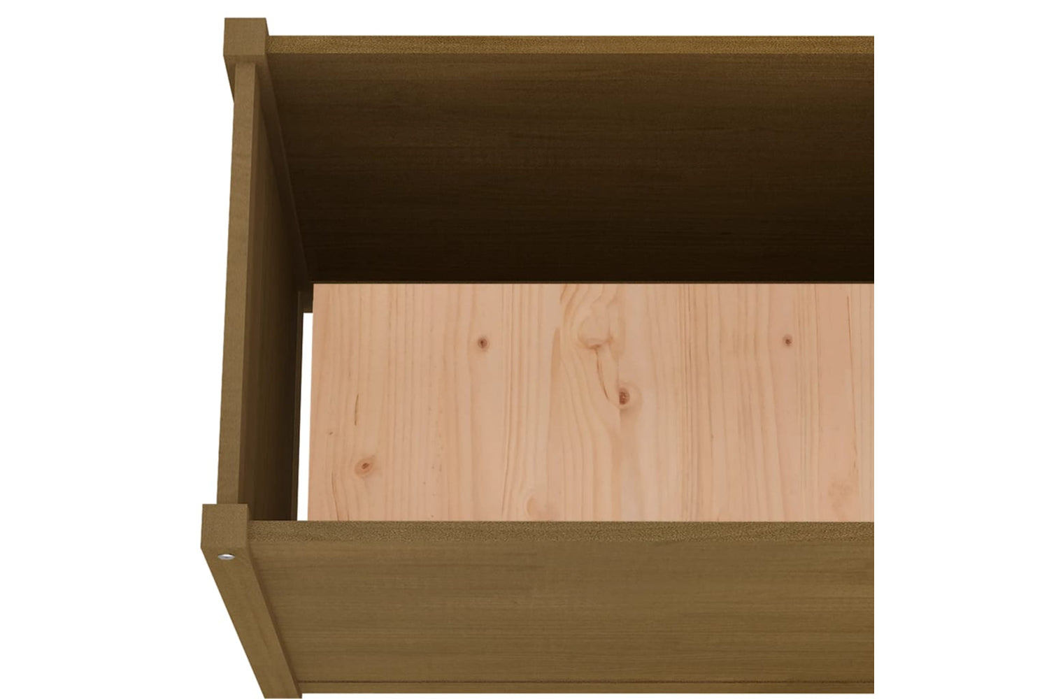 vidaXL 810737 Garden Planter Honey Brown 100x50x70cm Solid Pinewood-4