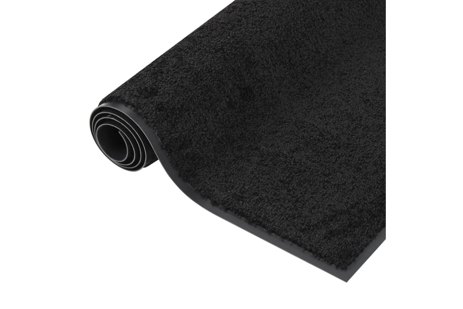 vidaXL 331596 Doormat Black 60x80cm-2