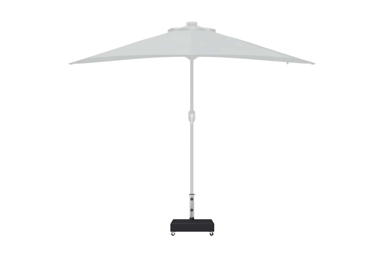 vidaXL 313667 Umbrella Base Black 45x25x8cm Granite-4