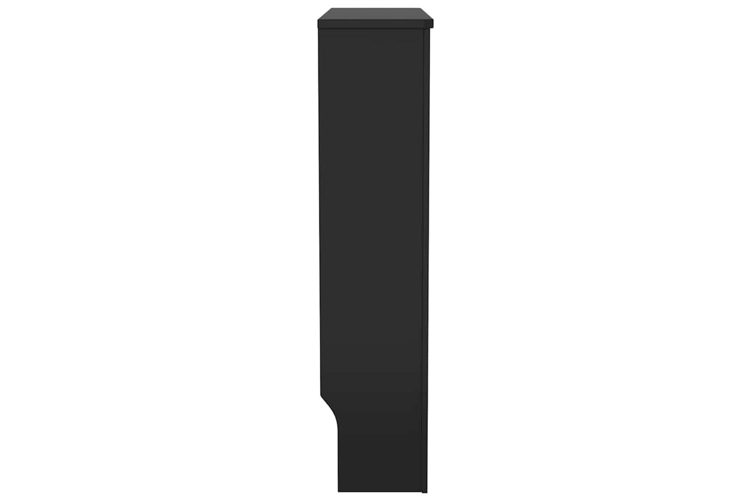 vidaXL Mdf Radiator Cover Black 78cm-4