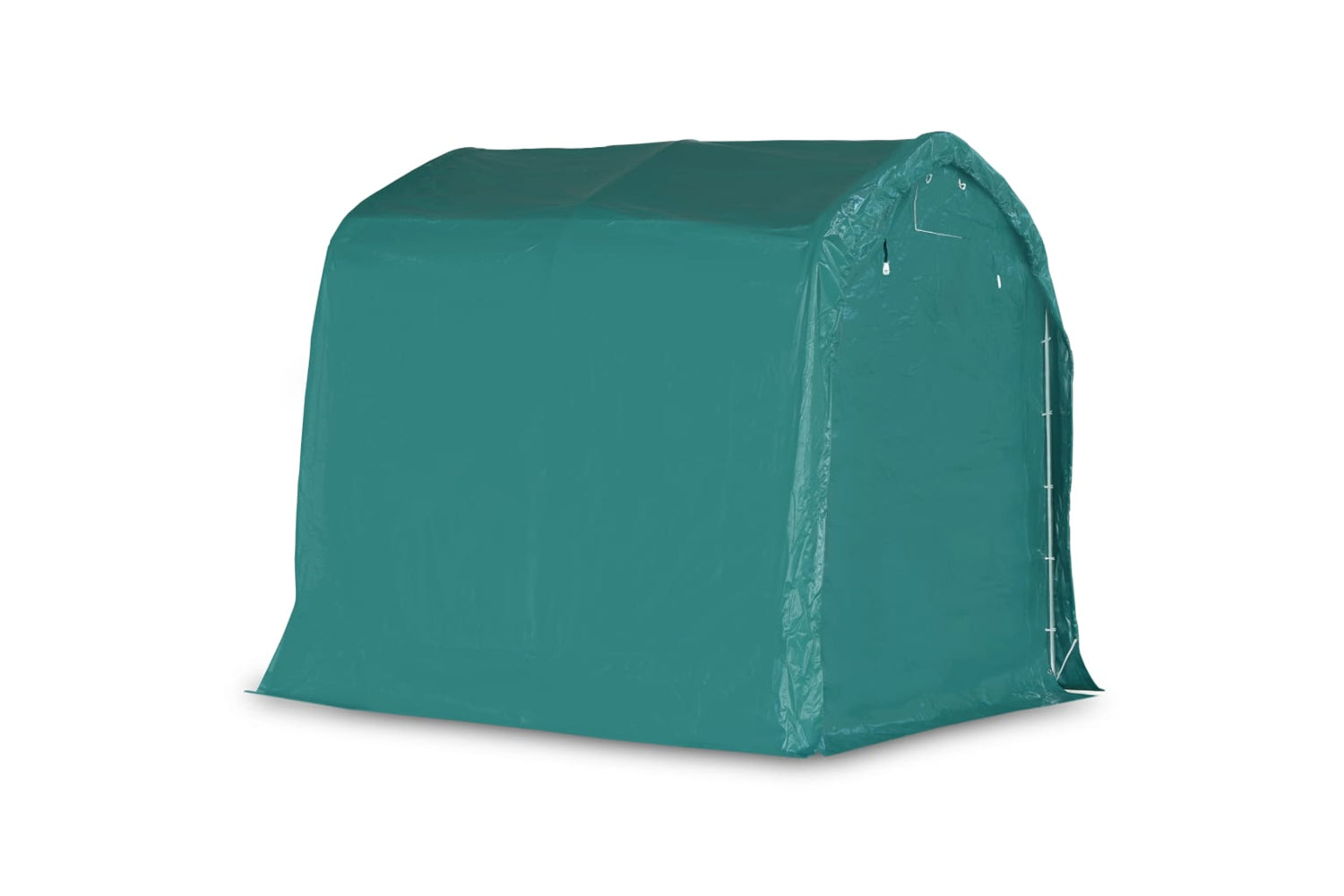 Vidaxl 3056431 Garage Tent Pvc 2.4x2.4 M Green-2