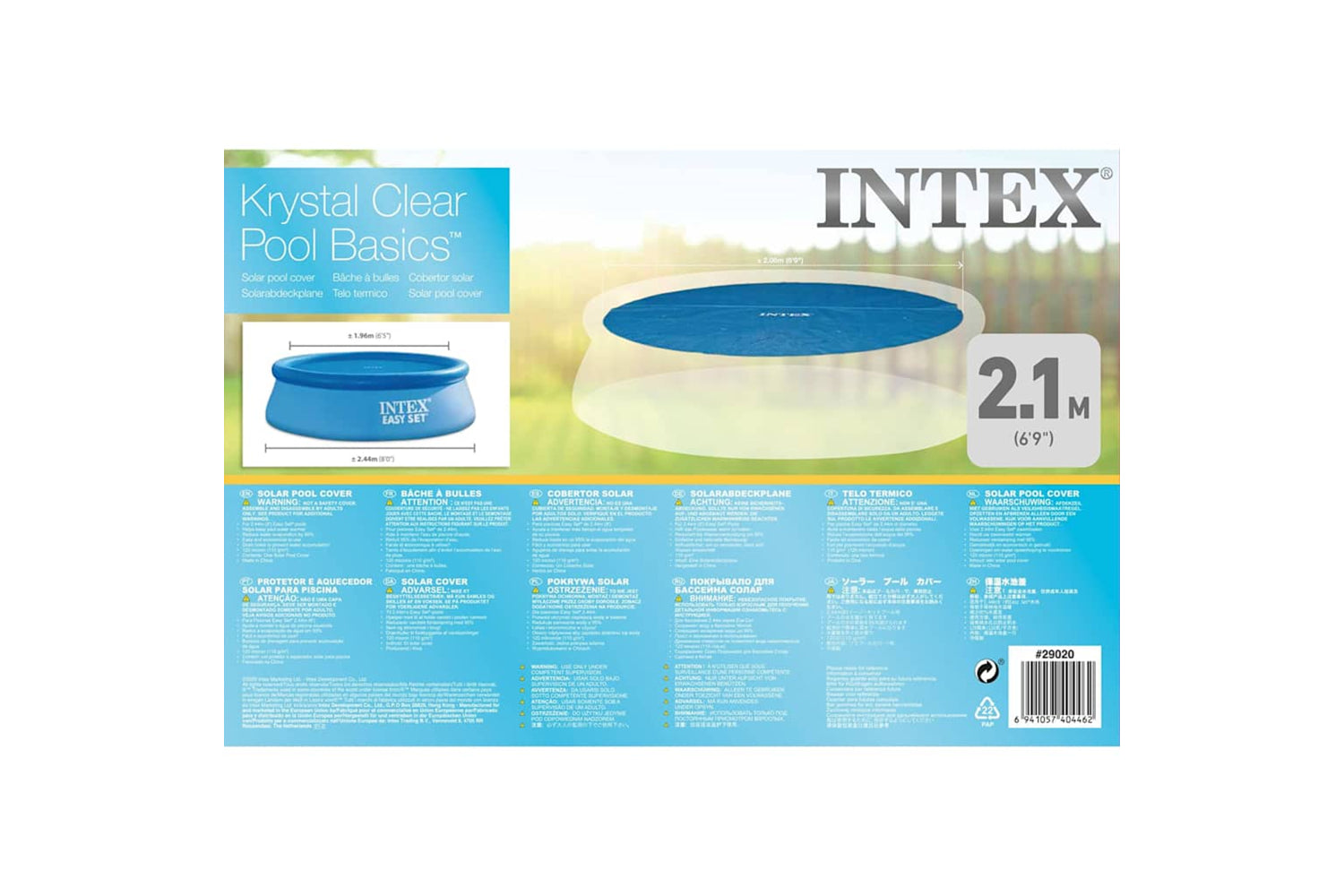 Intex 92027 Intex Solar Pool Cover Round 244 Cm-4