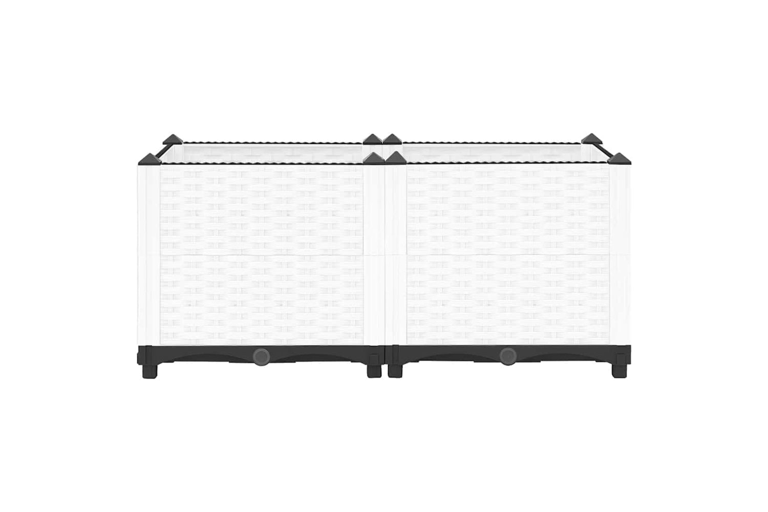vidaXL Raised Bed 80x40x38cm Polypropylene-4