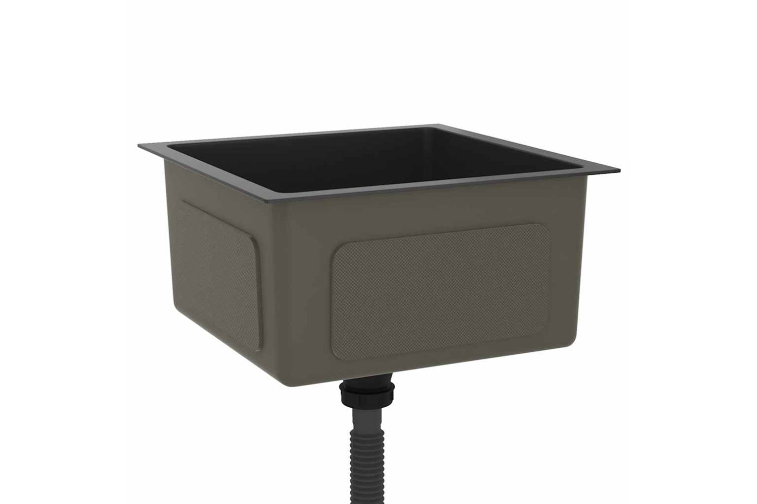 Vidaxl 51501 Handmade Kitchen Sink Black Stainless Steel-3