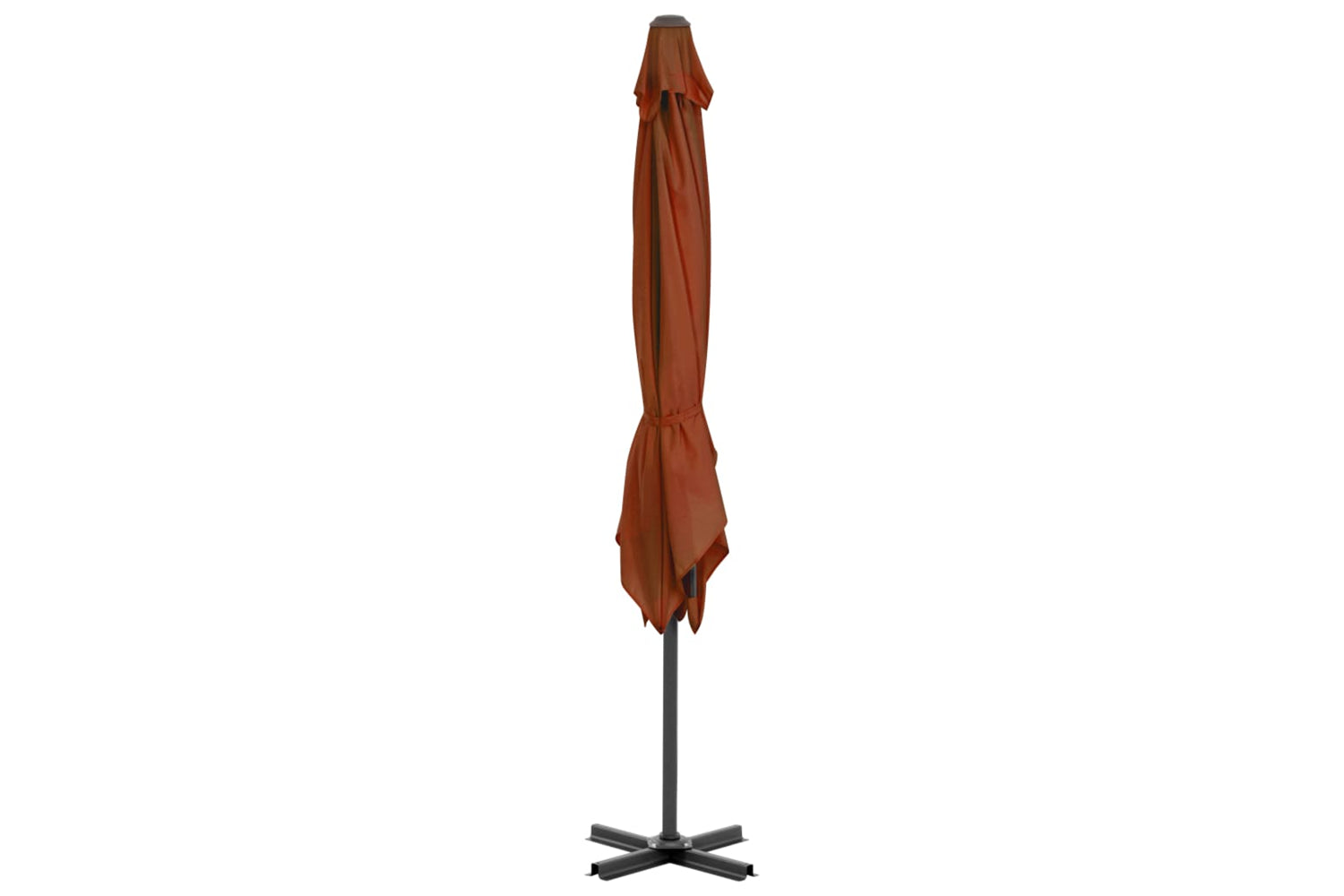vidaXL 312305 Cantilever Umbrella With Aluminium Pole Terracotta 250x250cm-3