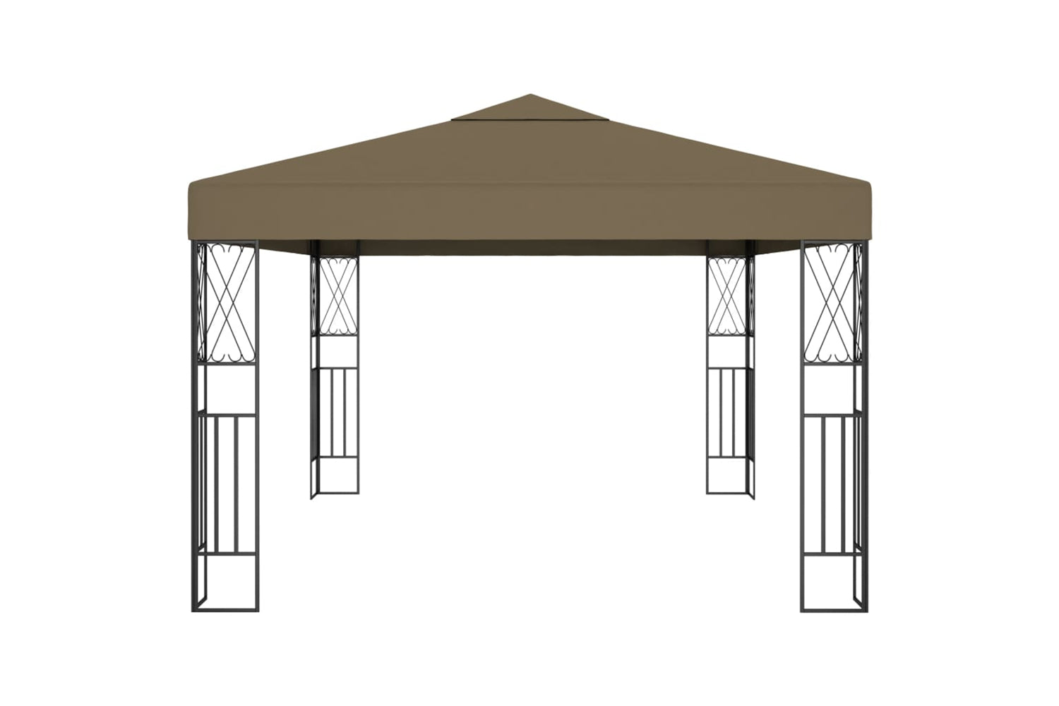 Vidaxl 312270 Gazebo 3x4 M Taupe Fabric-3
