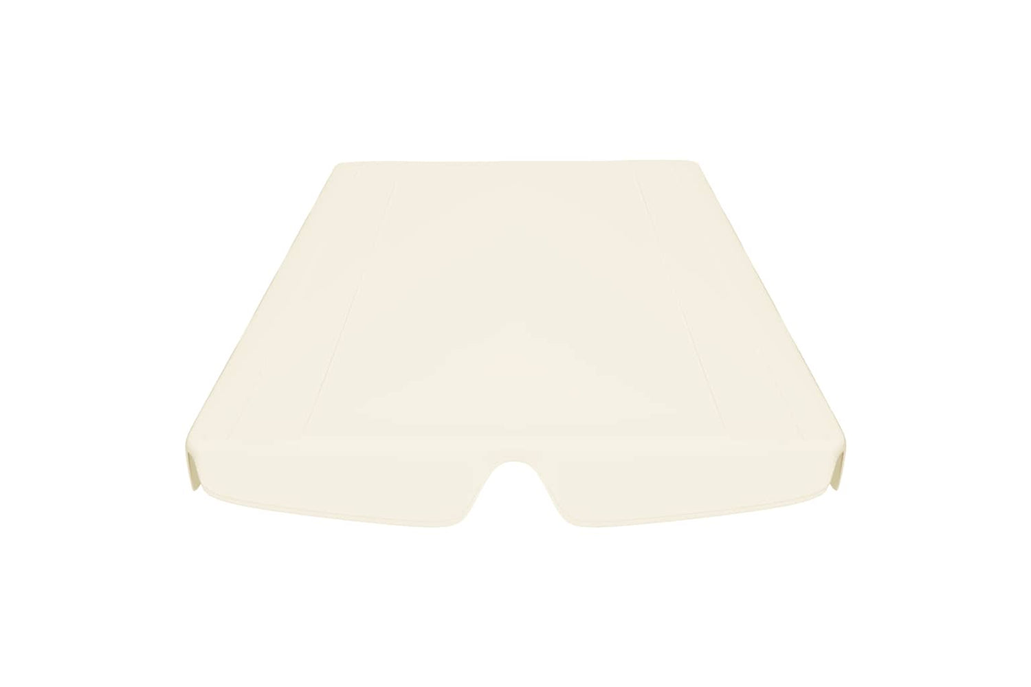 Vidaxl Replacement Canopy For Garden Swing Cream 150/130x105/70 Cm-3