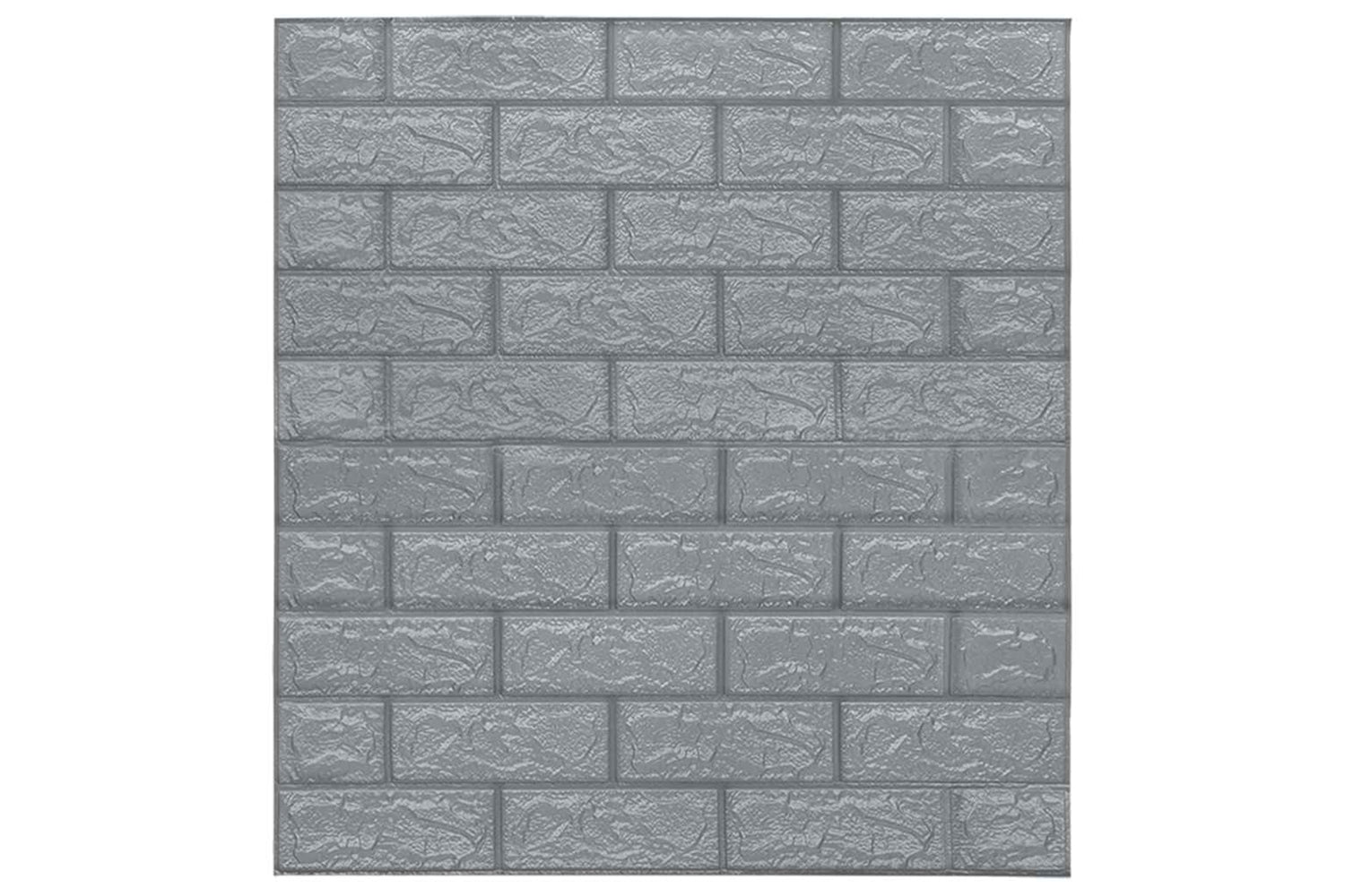 Vidaxl 150721 3d Wallpaper Bricks Self-adhesive 10 Pcs Anthracite-2