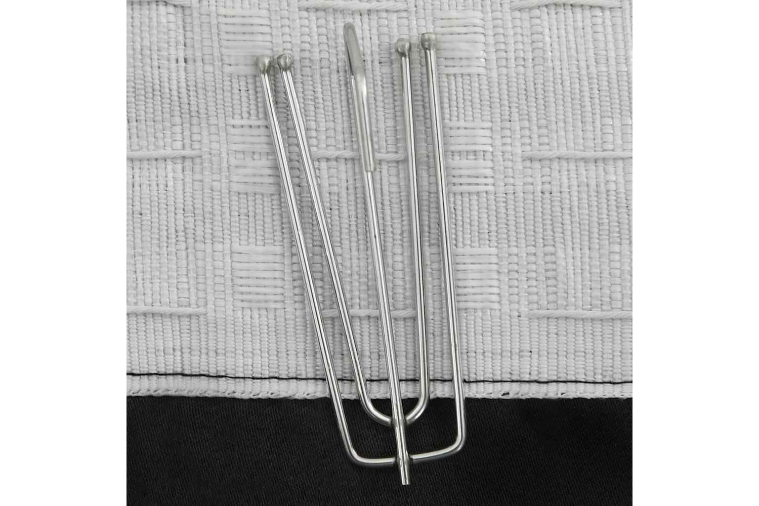 Vidaxl Linen-look Blackout Curtains With Hooks 2 Pcs Black 140x225 Cm-2