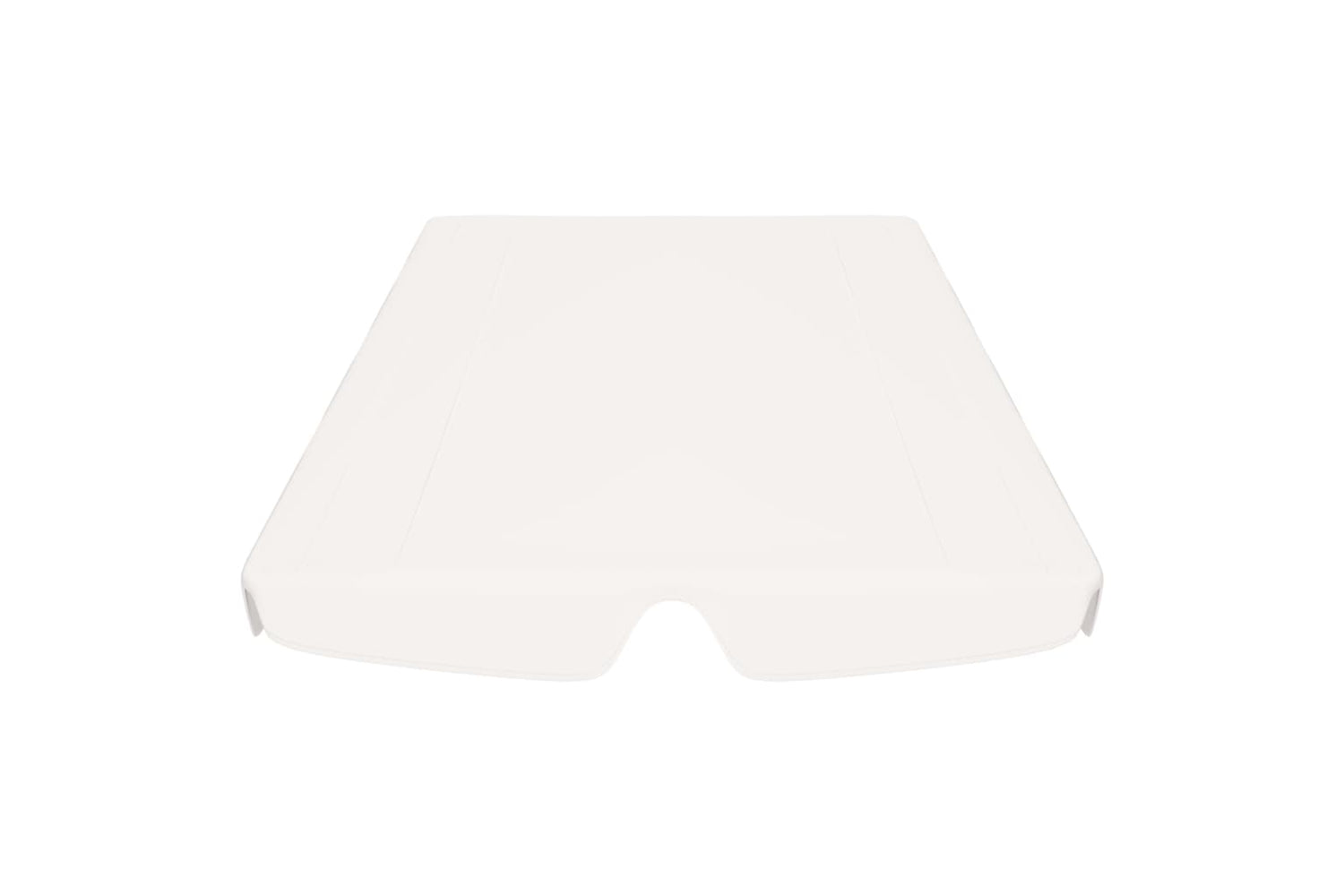 vidaXL Replacement Canopy For Garden Swing White 188/168x145/110cm-3