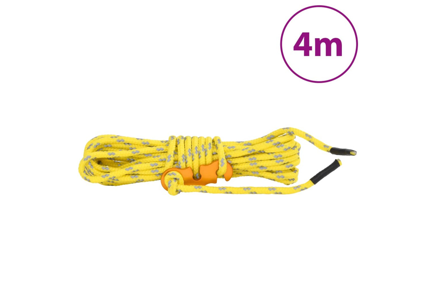 vidaXL 4008136 Tent Guy Ropes With Spanners Reflective 8 Pcs 4 M 4mm-7
