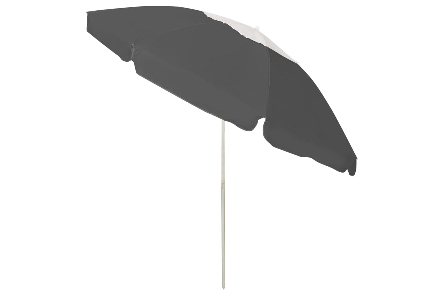 vidaXL 314714 Beach Umbrella Anthracite 240cm-3