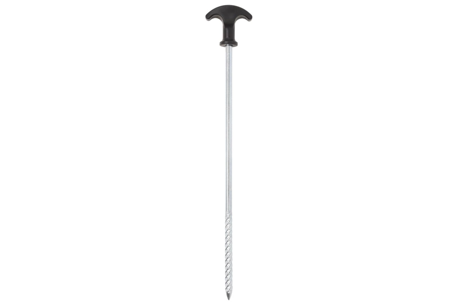 vidaXL 4009320 Tent Pegs 24 Pcs 30cm x 7mm Galvanised Steel-3