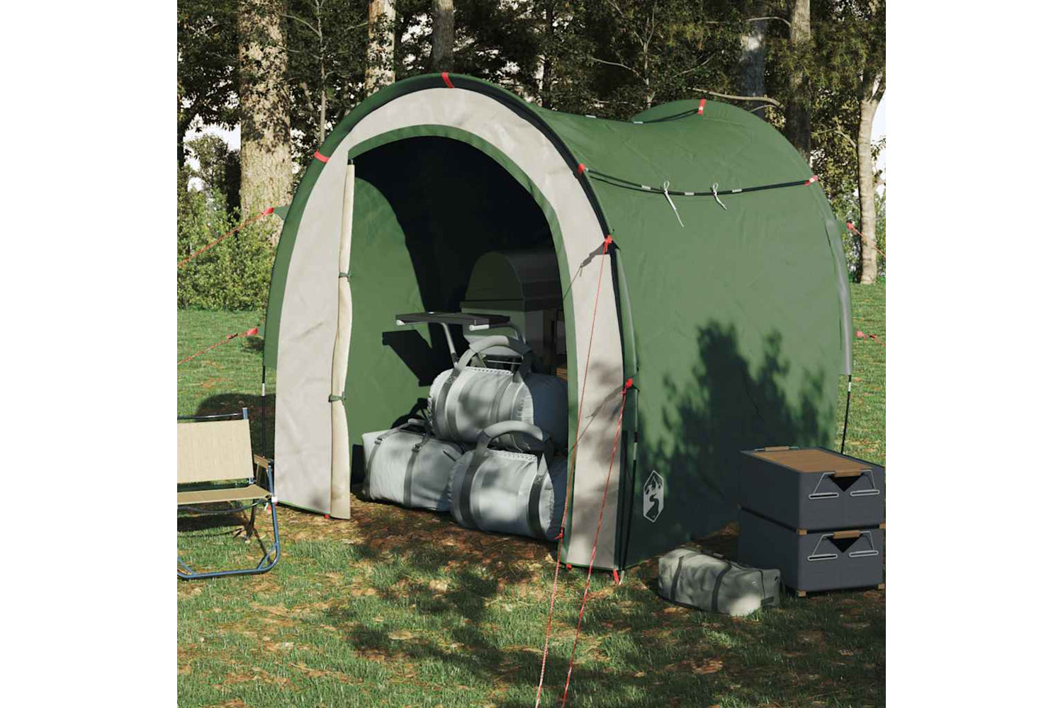 Vidaxl Storage Tent Green Waterproof-2