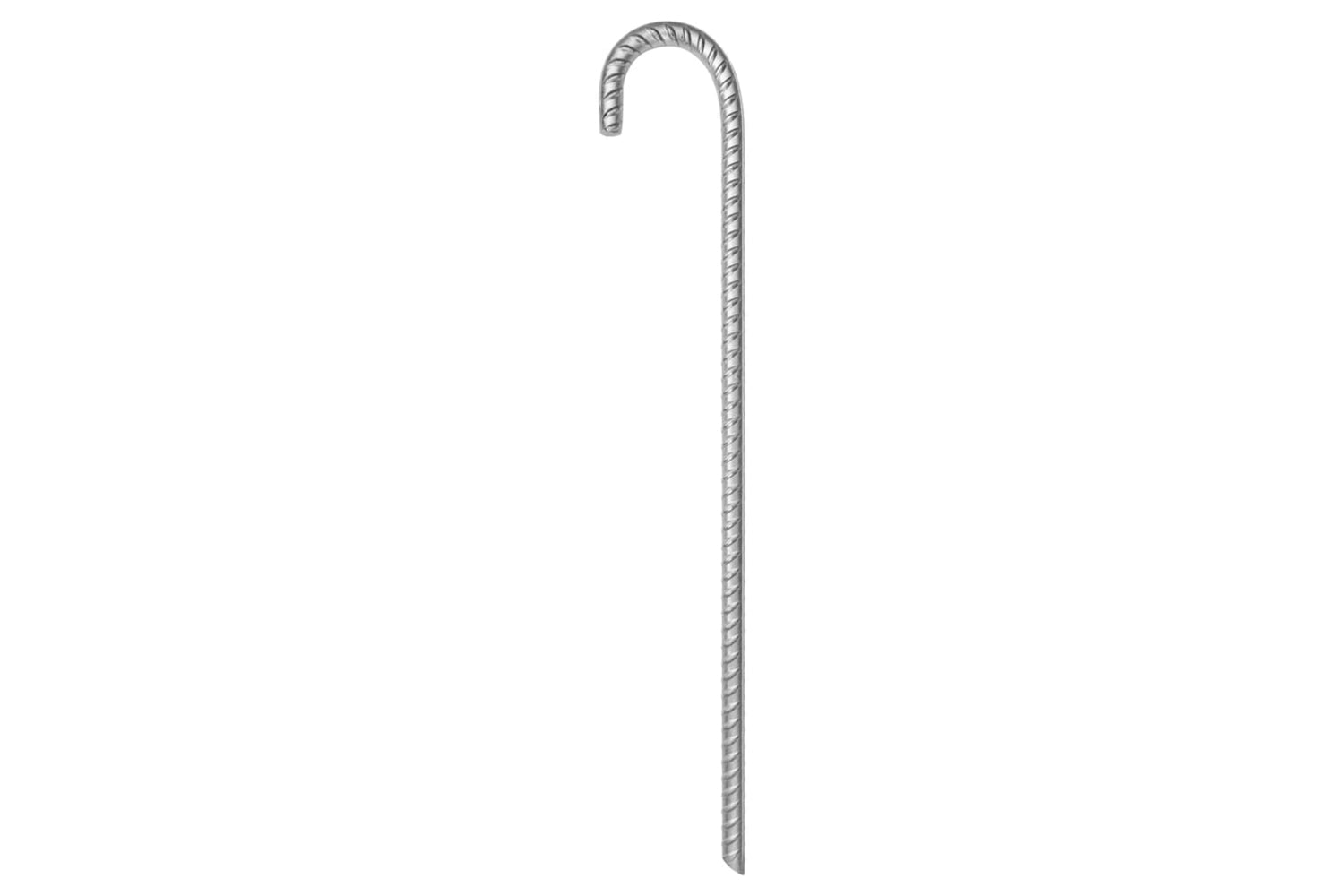 vidaXL 4009344 Tent Pegs 12 Pcs 41.5cm x 12mm Galvanised Steel-3