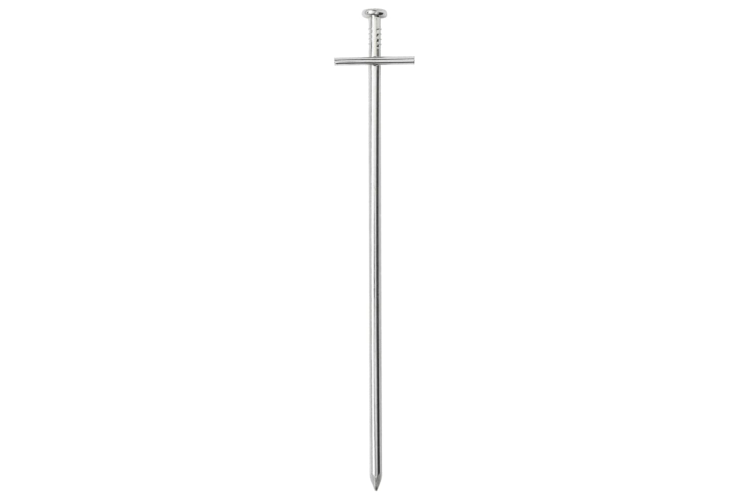 vidaXL 4009339 Tent Pegs 24 Pcs 23cm x 6mm Galvanised Steel-3