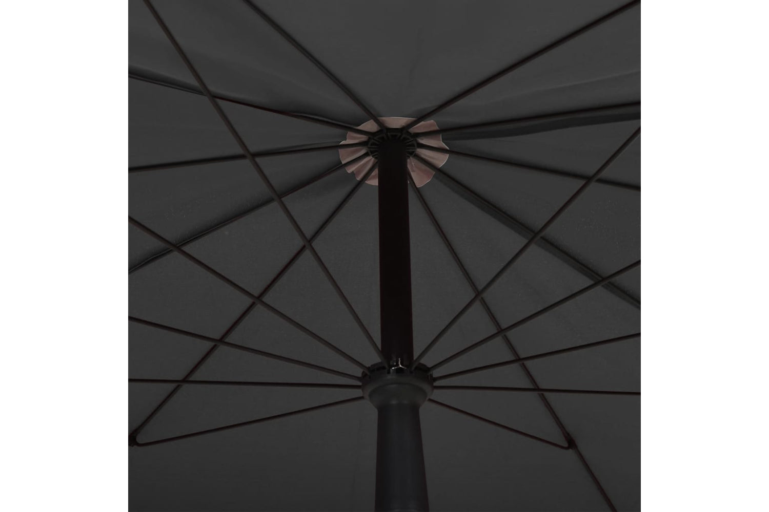 vidaXL 315553 Garden Parasol With Pole 200x130cm Anthracite-5
