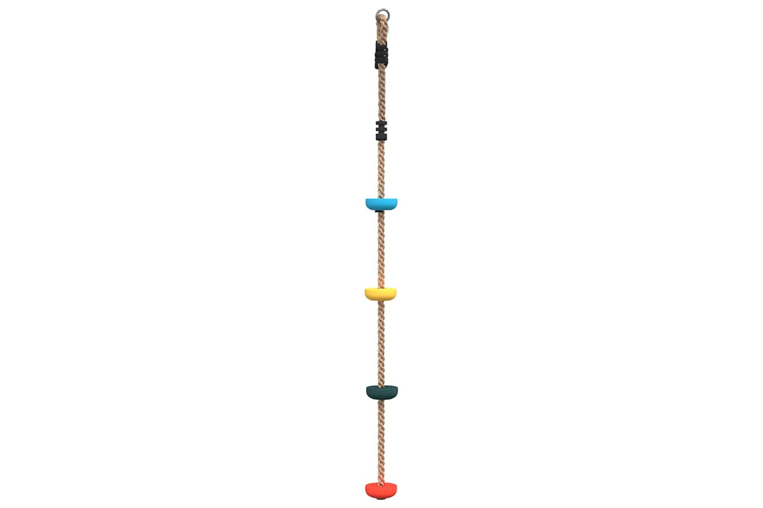 Vidaxl Disc Rope Swing For Kids With 4 Treads Multicolour-4