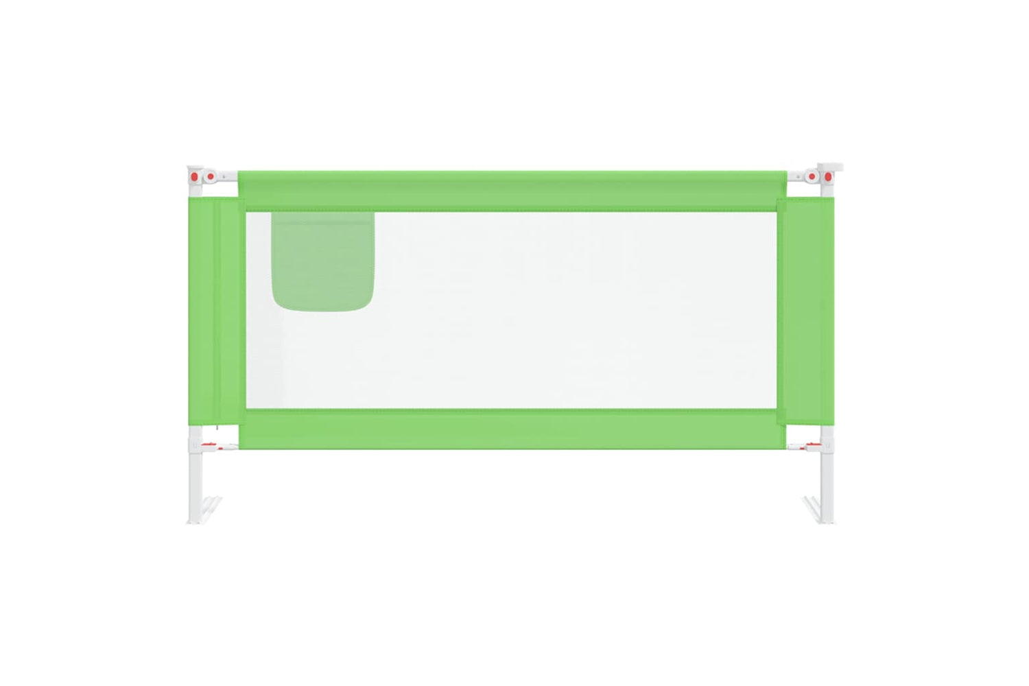 Vidaxl Toddler Safety Bed Rail Green 160x25 Cm Fabric-2