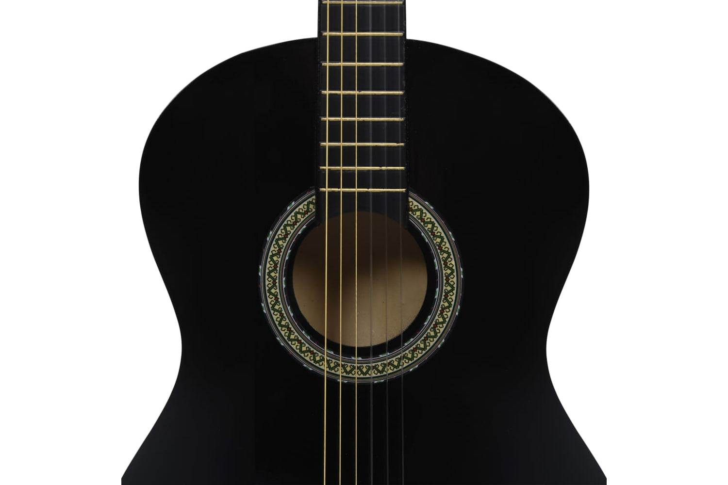 vidaXL 3055600 Classical Guitar For Beginner With Bag Black 4/4 39"-6