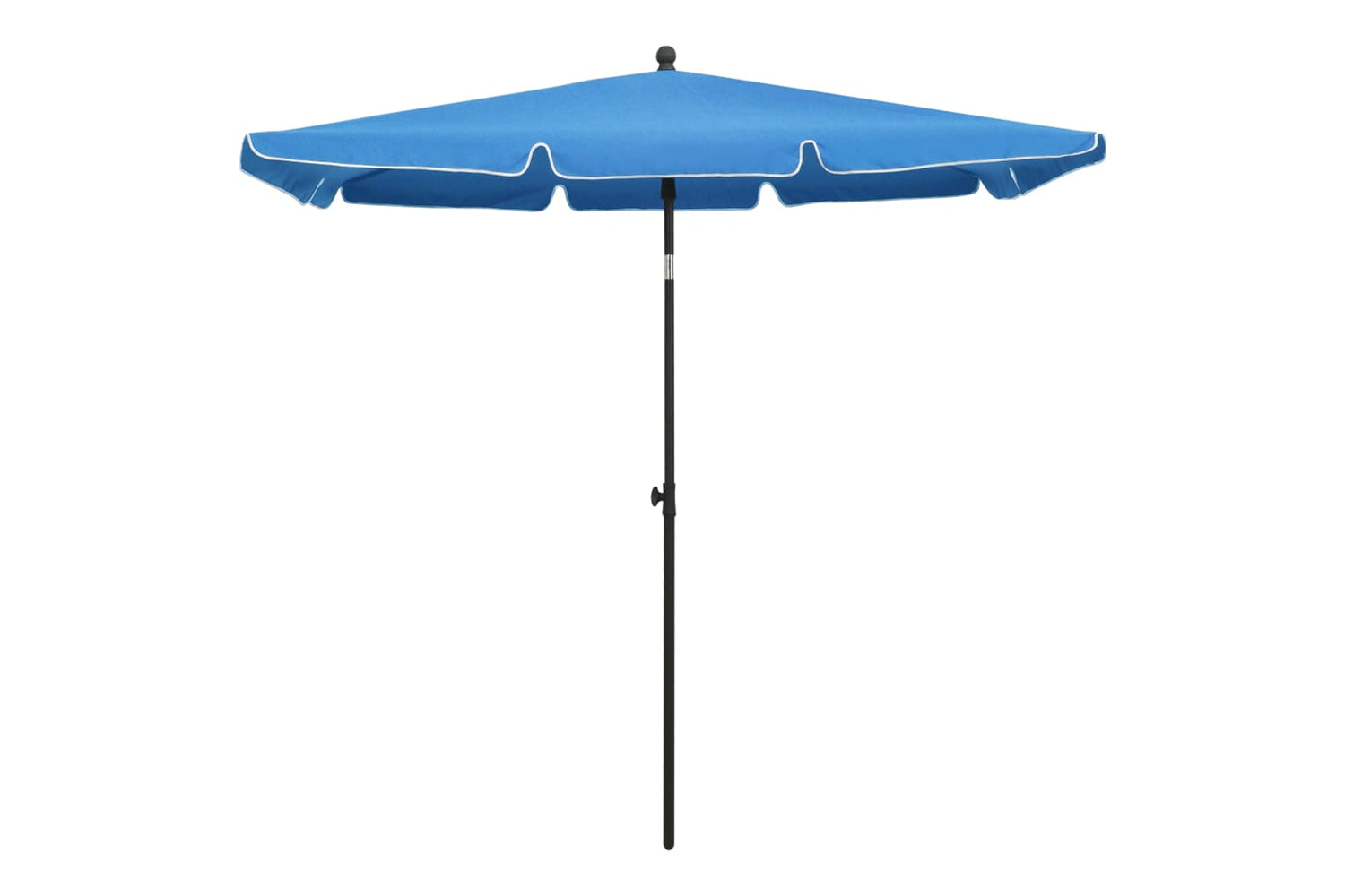 vidaXL 315550 Garden Parasol With Pole 210x140cm Azure Blue-2
