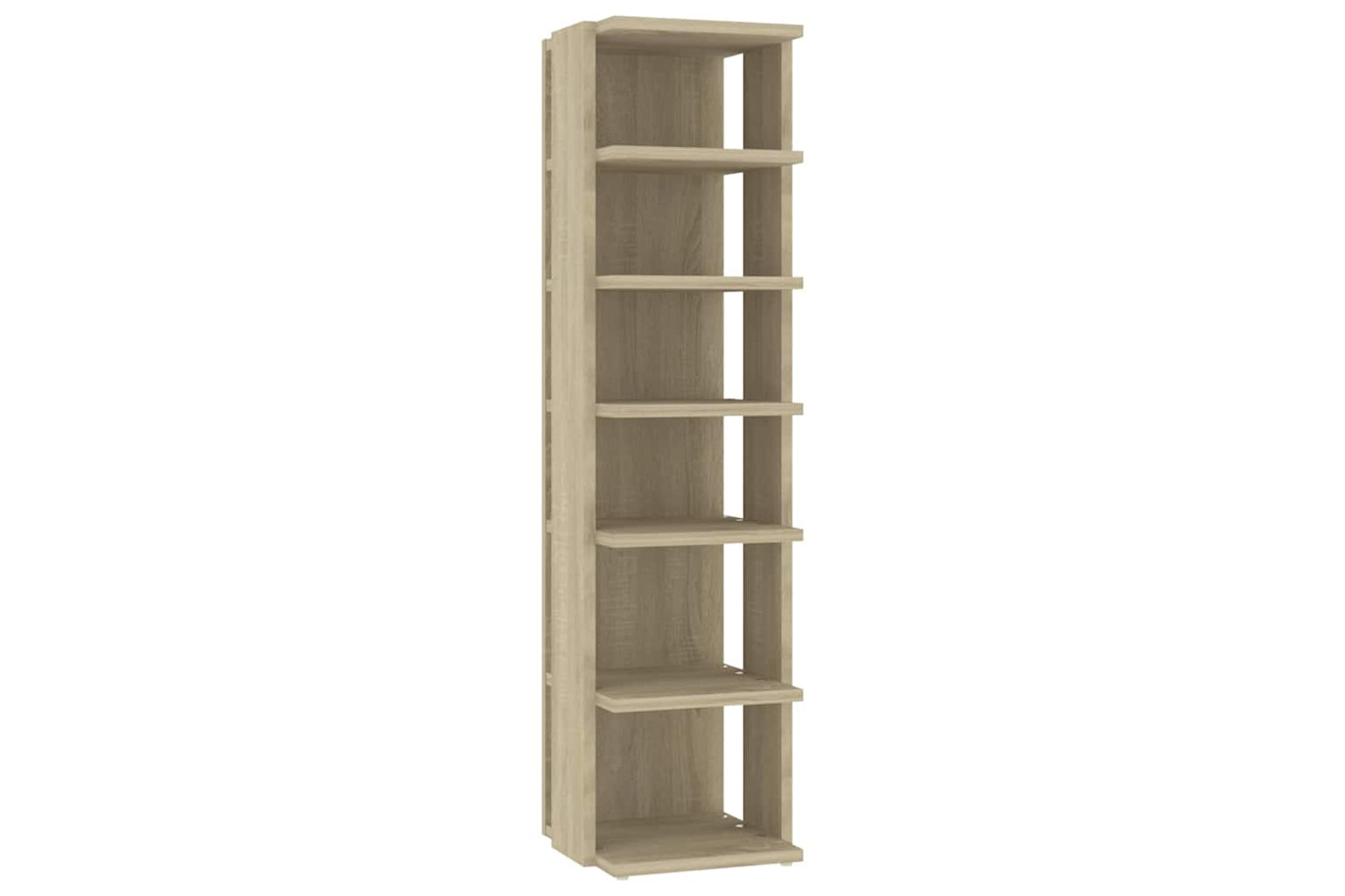 vidaXL 808492 Shoe Cabinets 2 Pcs Sonoma Oak 27.5x27x102cm-3