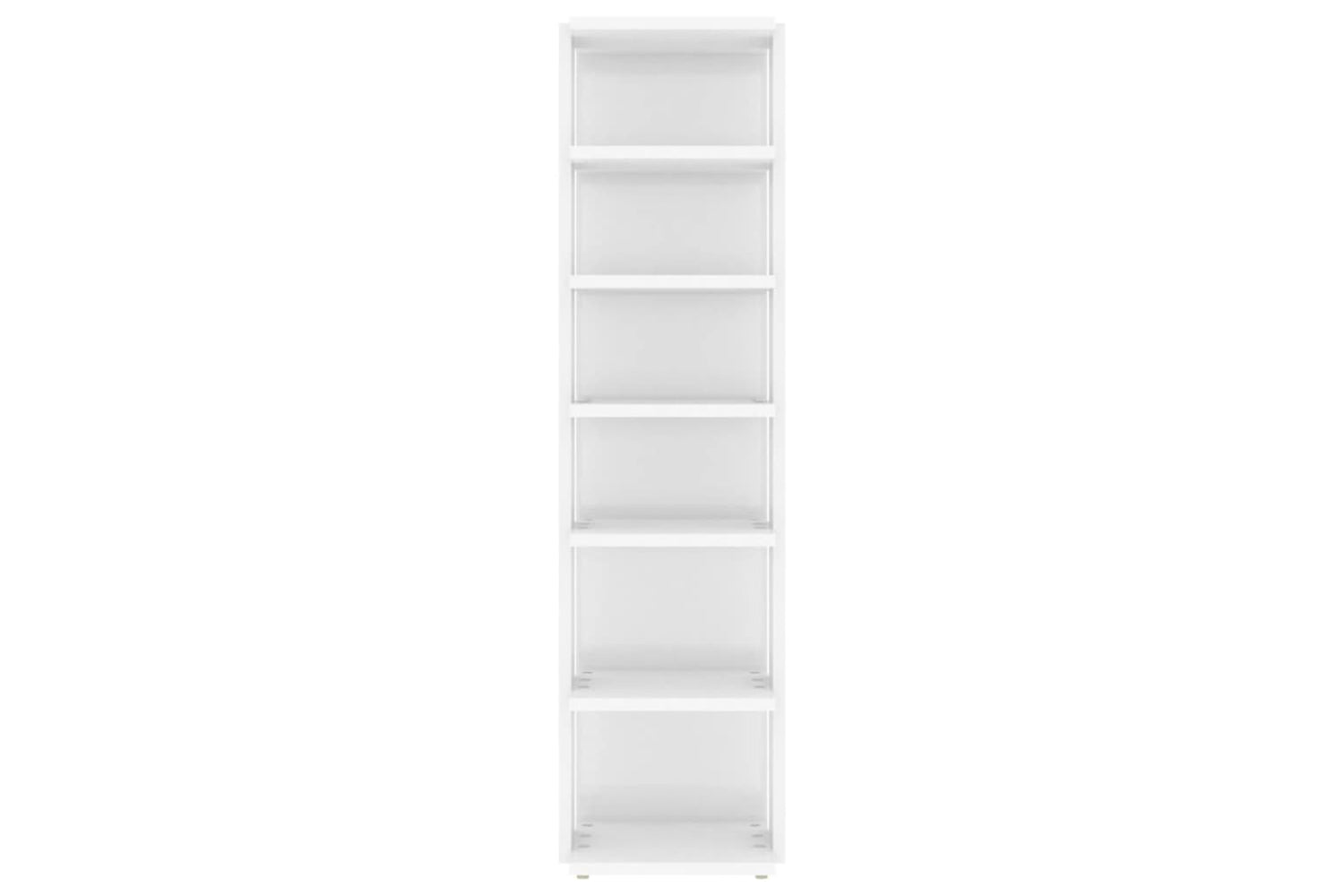 vidaXL 808497 Shoe Cabinet High Gloss White 27.5x27x102cm Engineered Wood-3