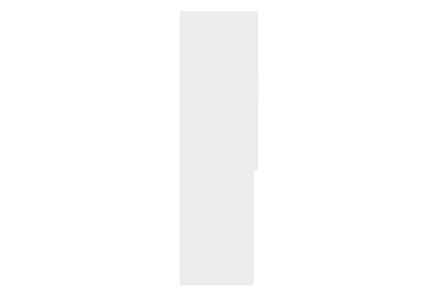 vidaXL 808386 Washing Machine Cabinet White 70.5x25.5x90cm-3