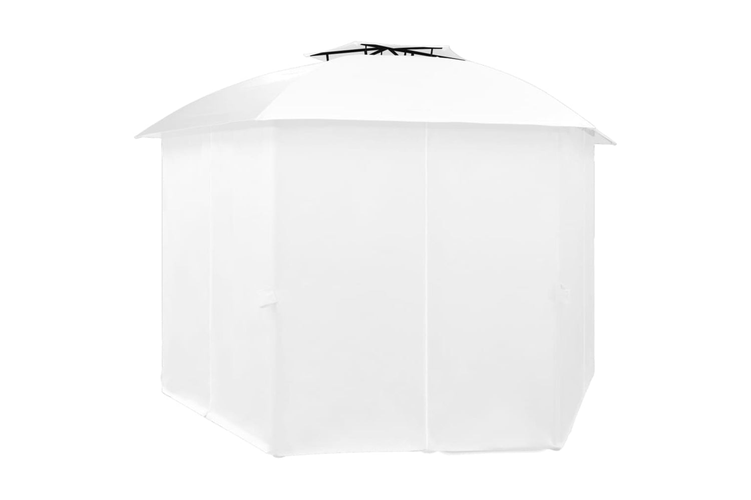 vidaXL 312234 Garden Marquee With Curtains 360x312x265cm White 180 G/mÂ²-3