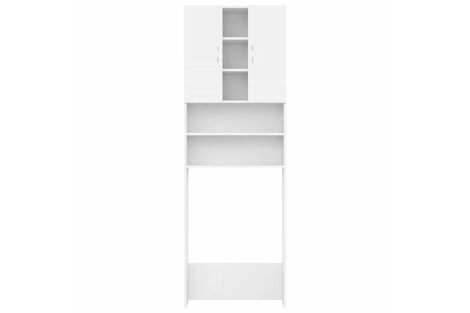 Vidaxl 808422 Washing Machine Cabinet White 64x25.5x190 Cm-2