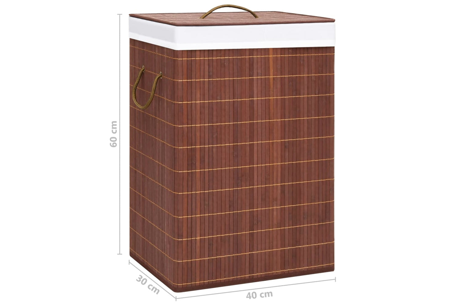 Vidaxl 320747 Bamboo Laundry Basket Brown 72 L-9