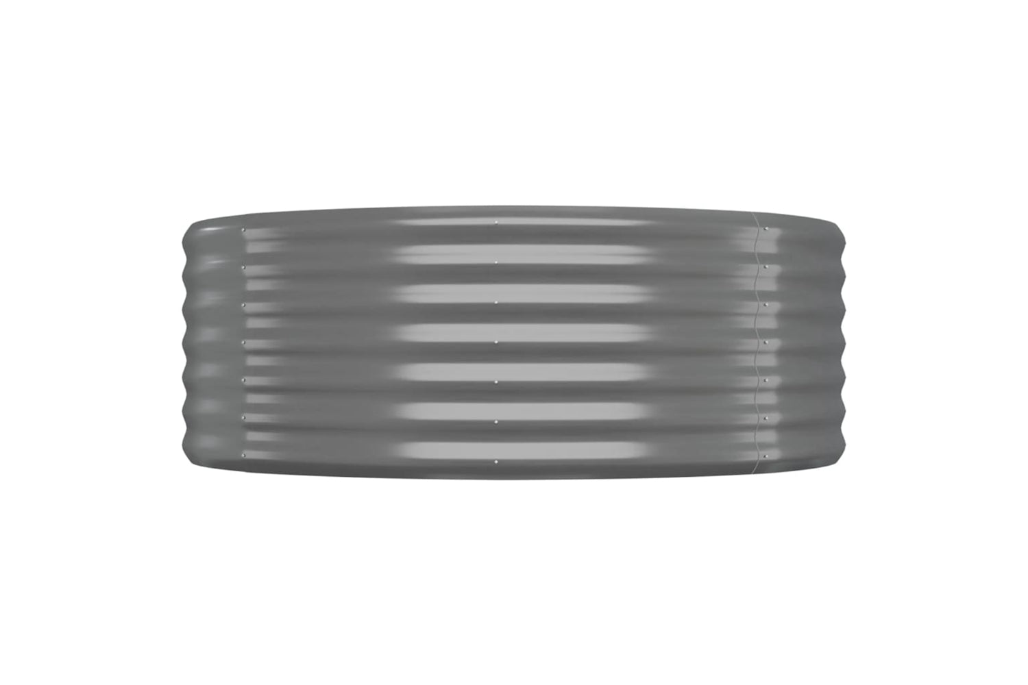 vidaXL 319009 Garden Raised Bed Powder-coated Steel 507x100x36cm Grey-3