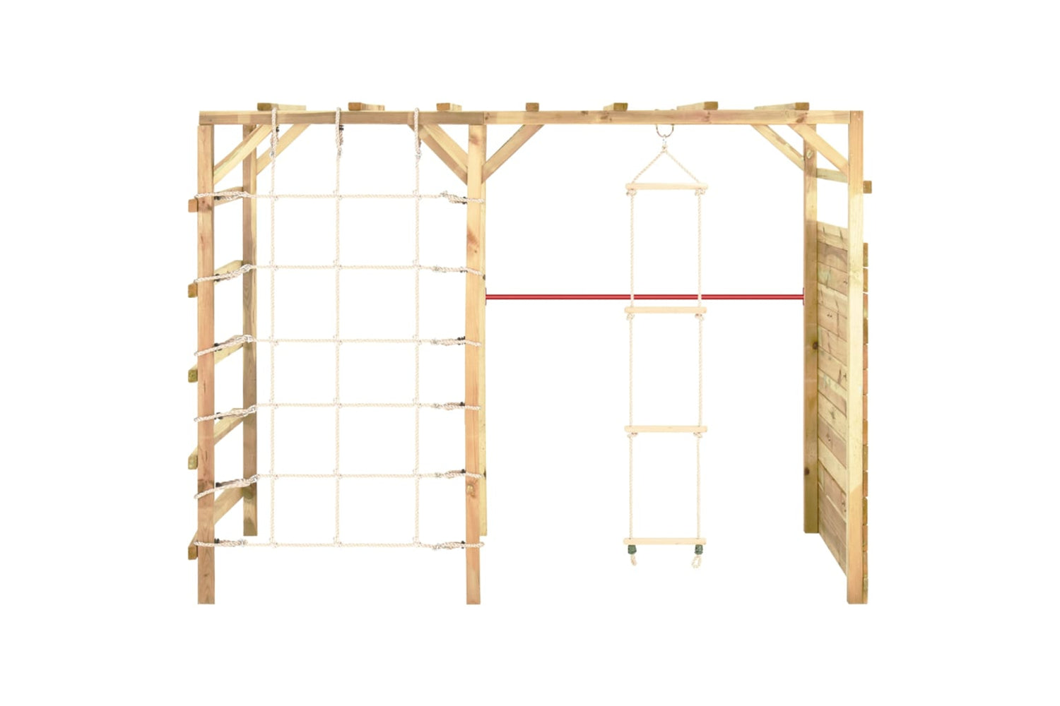 vidaXL 3059954 Cimbing Frame 240x100x170cm Impregnated Pinewood-2