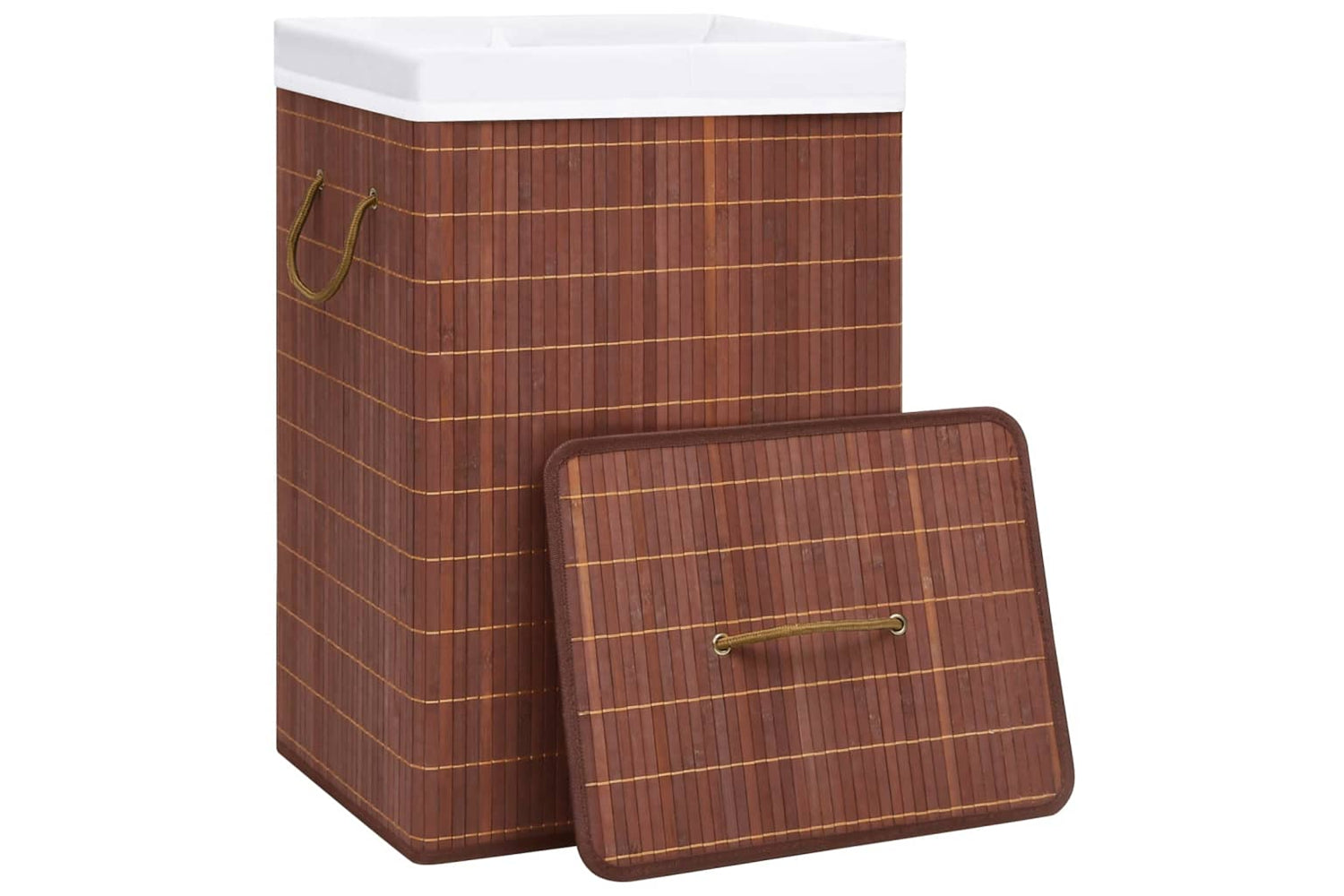 Vidaxl 320747 Bamboo Laundry Basket Brown 72 L-3