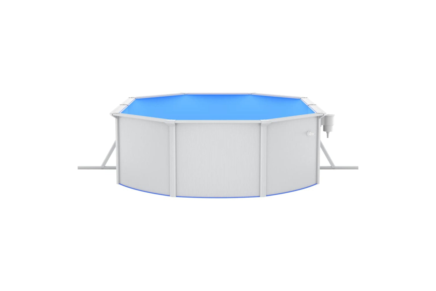 vidaXL 3098043 Swimming Pool With Safety Ladder 490x360x120cm-3