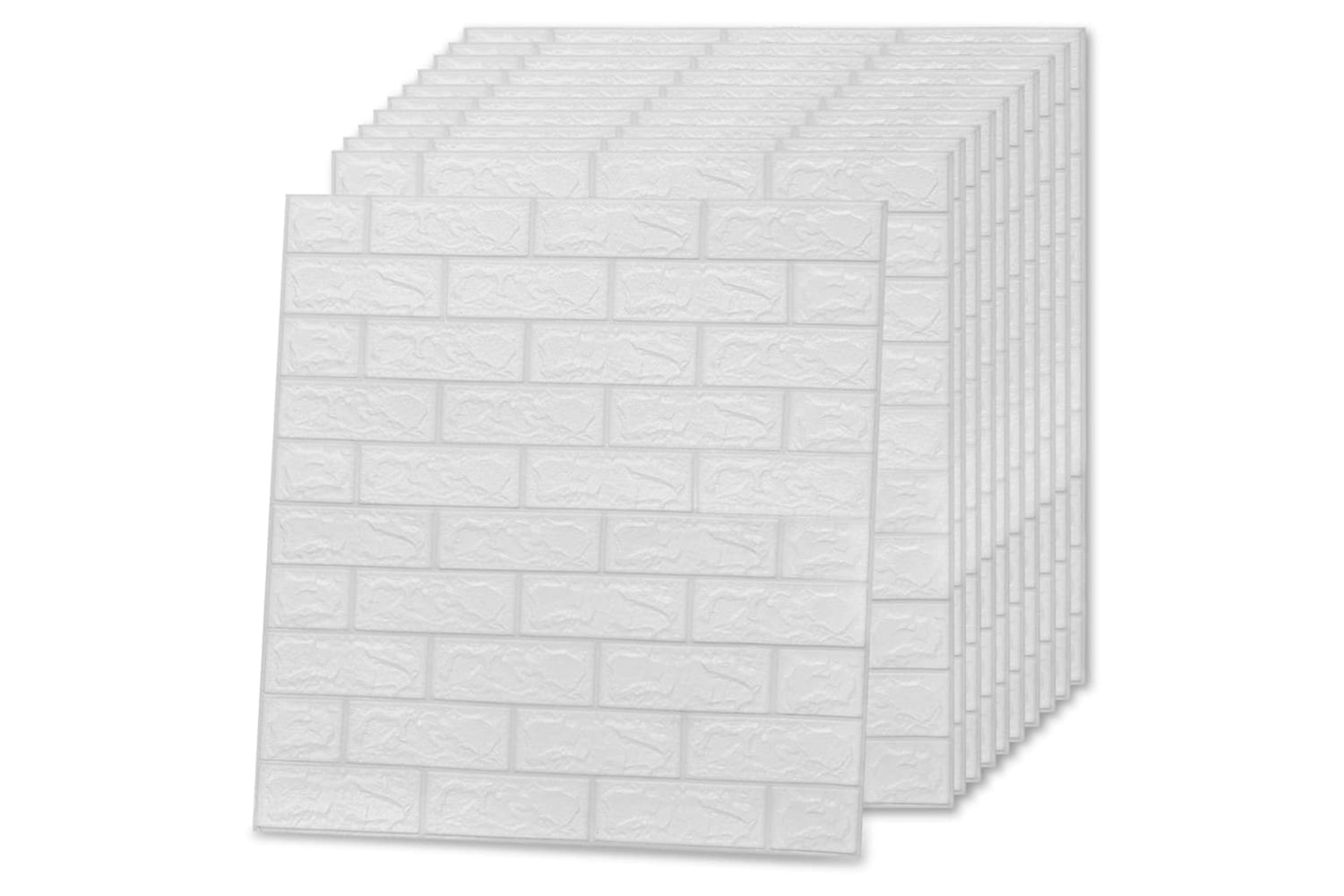 Vidaxl 150719 3d Wallpaper Bricks Self-adhesive 20 Pcs White-3